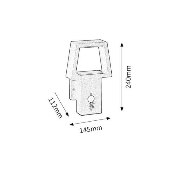 Lampa ogrodowa 5587 Lois Rabalux