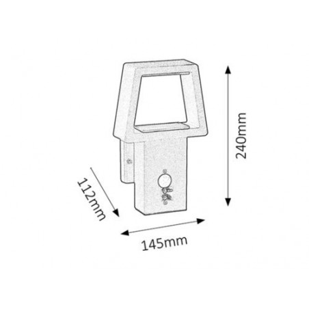 Lampa ogrodowa 5587 Lois Rabalux