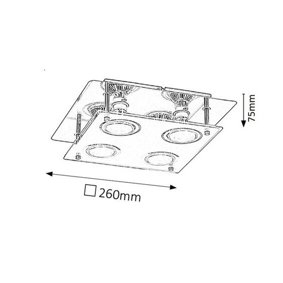 Lampa wewnętrzna 5216 Greg Rabalux