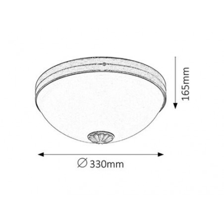 Lampa wewnętrzna 6790 Maliet Rabalux