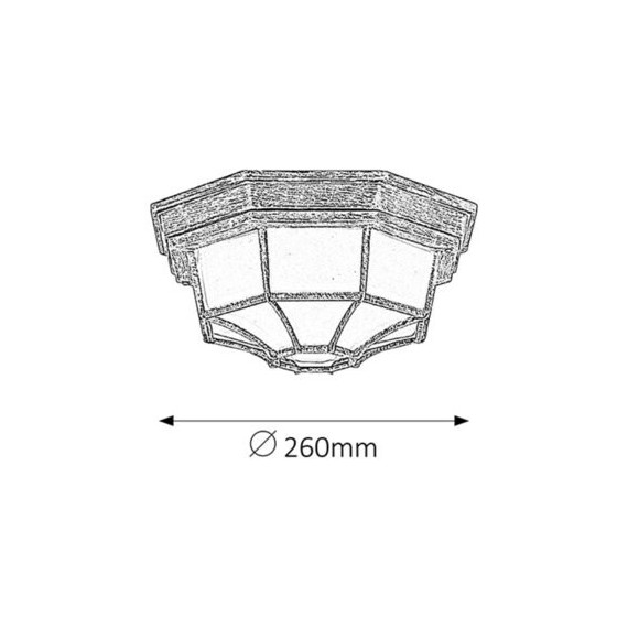 Lampa ogrodowa 2233 Anna Rabalux
