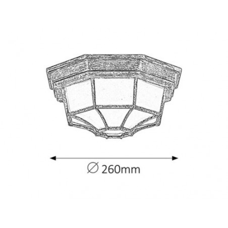 Lampa ogrodowa 2233 Anna Rabalux