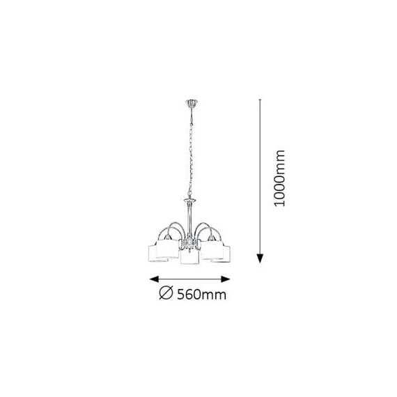 Lampa wewnętrzna 4378 Freya Rabalux