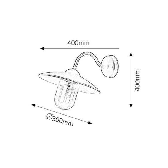 Lampa ogrodowa 1598 Filament-LED Rabalux