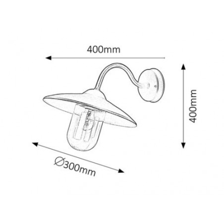 Lampa ogrodowa 1598 Filament-LED Rabalux