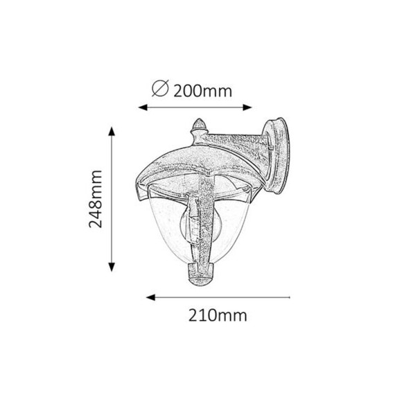 Lampa ogrodowa 6303 Soma Rabalux