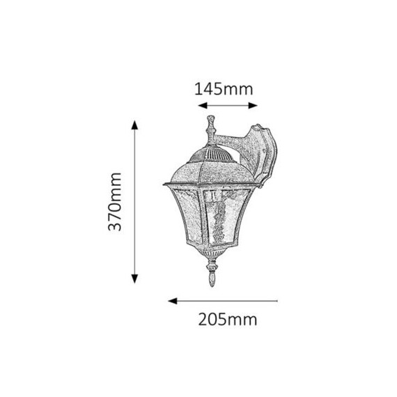 Lampa ogrodowa 5537 Valentine Rabalux