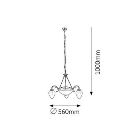Lampa wewnętrzna 4118 Glitter Mini Rabalux