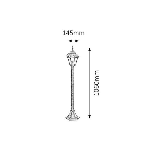 Lampa ogrodowa 7847 Nashville Rabalux
