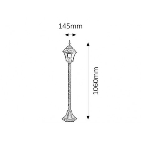 Lampa ogrodowa 7847 Nashville Rabalux