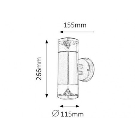 Lampa ogrodowa 3435 Lucas Rabalux