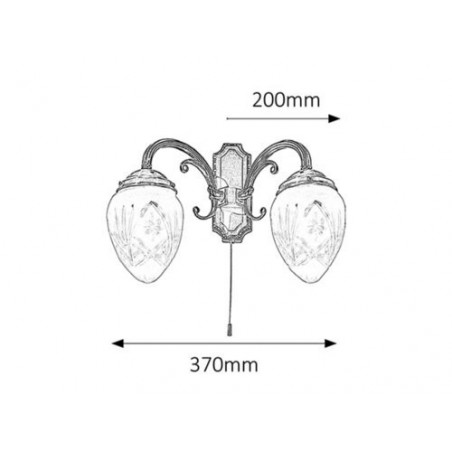 Lampa wewnętrzna 3852 Harmony Lux Rabalux